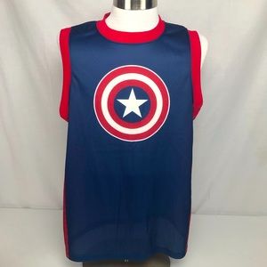 MARVEL Captain America Tank Muscle Shirt